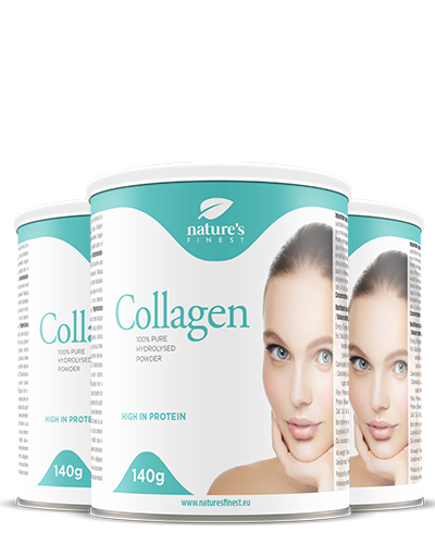 Levně Collagene Powder | 2+1 Zdarma | Hydrolizovaný kolagen | Peptidy | Úleva od bolesti kloubů | Hydratace pokožky | Zdravá pokožka vlasy