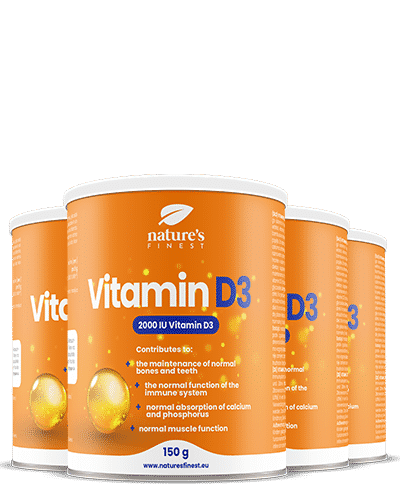 Levně Vitamín D3 v prášku 3+1 ZDARMA