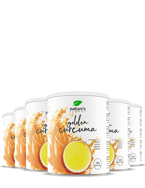 Levně 6-balíček Zlatého Mléka: Kurkumové Latte s Přírodními Ingrediencemi