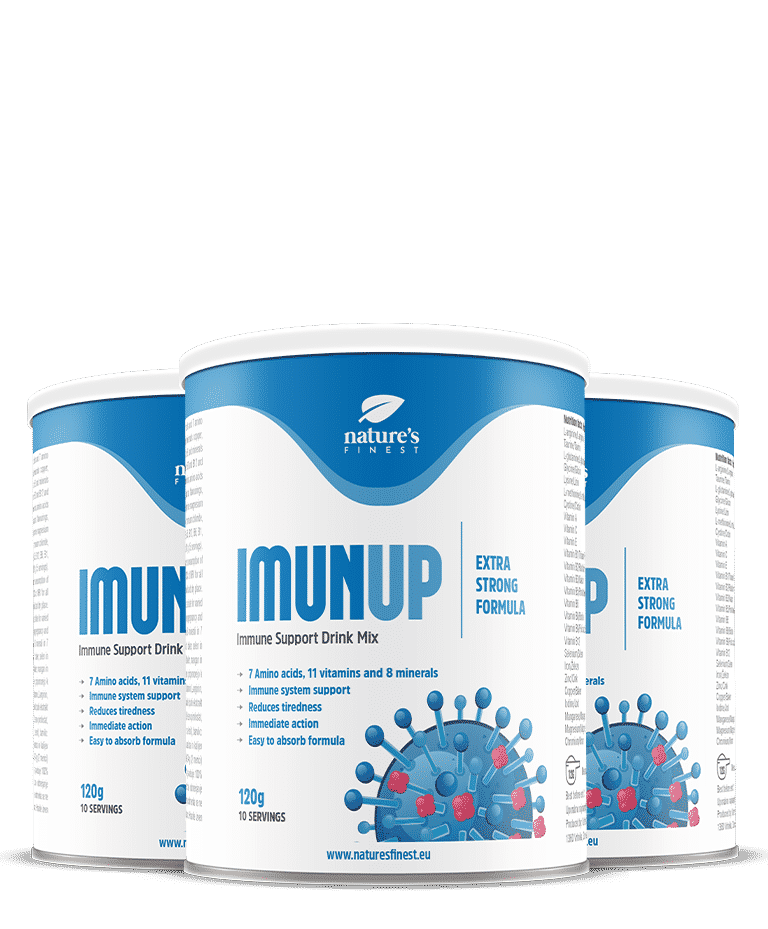 Levně Imunup | 2+1 Zdarma | Posílení Imunitního Systému | Podpora Imunitního Systému | Booster Imunity | L-arginin, L-glutamin | Protizánětlivý