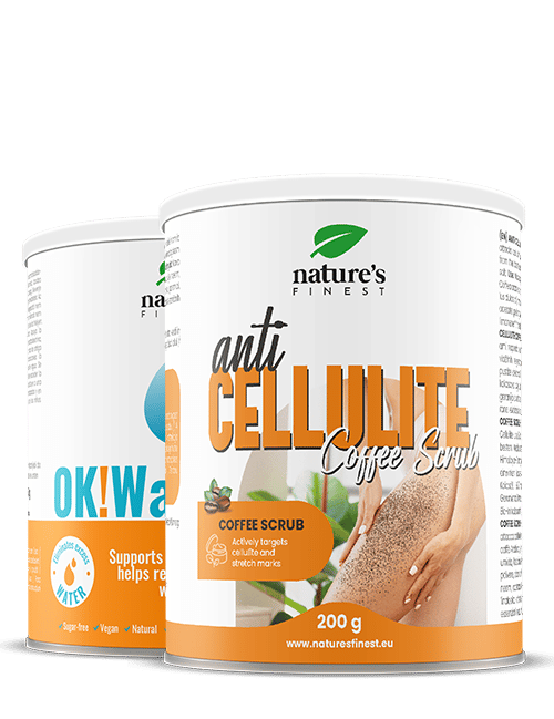 Levně Cellulite Fix | 1+1 | Anti-cellulitidový Balíček | Odplavení Nadbytečné Vody | Snížení Celulitidy Strií | Kůže Napnutá | Přírodní