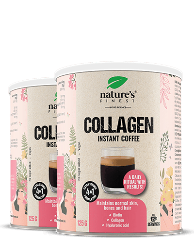 Levně Collagen Coffee 1+1 | Bojujte proti vráskám | Kolagen | Kyselina hyaluronová | Biotin | Hydratace pleti | Redukce vrásek | Premium Arabica