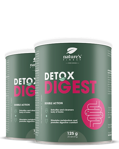 Detox Digest 1+1 , Gewichtsverlies En Spijsvertering , Verwijder Toxines , Bevorder Comfort , Verwijder Zware Metalen , Reinig Lichaam , 250g