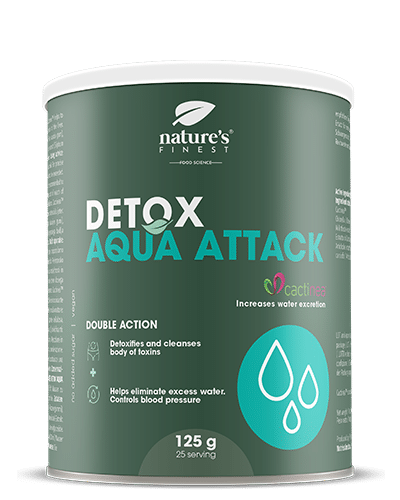 Detox Aqua Attack , Hubnutí , Snížení Zadržování Vody , Cactinea™ Formula , +27% Odvodnění , Indicaxanthin , Přírodní , 125g