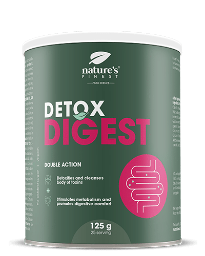 Detox Digest , Ztráta Váhy A Trávení , Odstraňuje Toxiny , Podporuje Pohodlí , Odstraňuje Těžké Kovy , Čistí Tělo , Přírodní Receptura , 125g