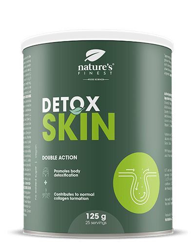 Levně Detox Skin | 2v1 Beauty Formula | Čistí tělo | Snížení vrásek | Kyselina hyaluronová | Biotin | Hydratace | Zlepšení elasticity | Anti-Aging
