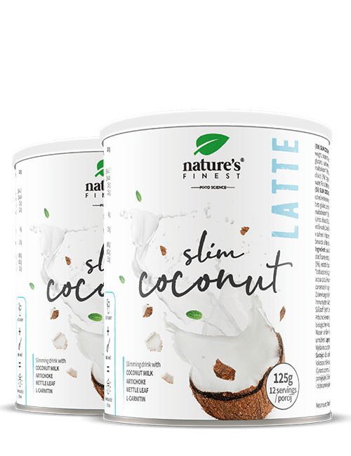Levně Coconut Slim Latte 1+1 | Redukce Váhy | Přírodní | Zrychlení Metabolismu | Potlačení Chuti K Jídlu | Tuk spalující Vlastnosti | Vynikající Chuť