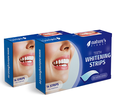 Whitening Strips 1+1 , Profesionální Zubní Bělení , Šetrné K Povrchu Zubu , Trvalé účinky , Pokročilá Formula , Komfortní Aplikace , 20 Proužků