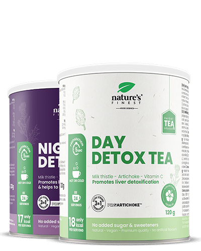 Levně INNER CLEANSE | Day Detox tea + Night Detox Tea | Ochrana jater | Trávení | Redukce váhy