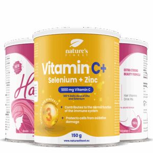 2x Hair Vitamins + Vitamin C+Selen+Cink balíček