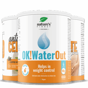 2x Anti Cellulite kávový peeling + OK!WaterOut balíček