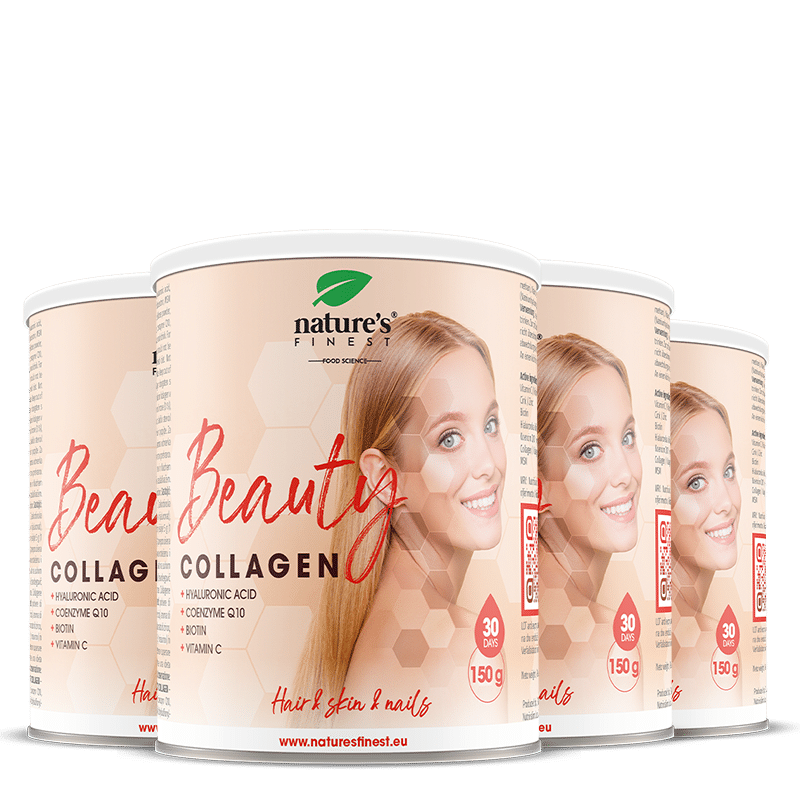 100% Čistý Kolagen | 4x Beauty Collagen s Hyaluronem | Nejlepší Kolagenový Nápoj v České republice | od Nature's Finest