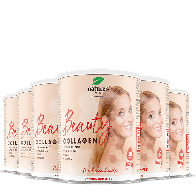 100% Čistý Kolagen | 6x Beauty Collagen s Hyaluronem | Nejlepší Kolagenový Nápoj v České republice | od Nature's Finest
