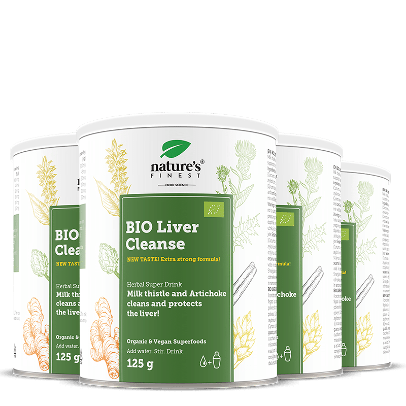 100% Ostropestřec Mariánský & Artičok | 4x Liver Cleanse® od Nature's Finest | Veganský Produkt pro Obnovu Jater