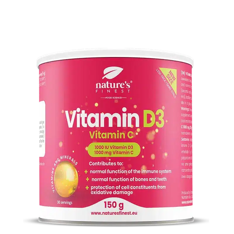 Vitamín D3 + Vitamín C