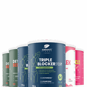 2x Detox Belly Burn + 2x Triple Blocker PRO + B-Kompleks + Vitamin D3 + Vitamin C balíček