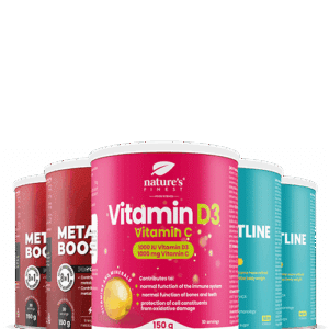 2x Waistline Pro + 2x Metabolism Booster Extreme + Vitamin D3 + Vitamin C balíček