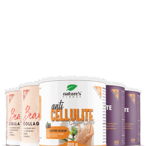 2x Cellulite PRO + 2x Beauty Collagen with Hyaluron + Anti Cellulite Coffee Scrub balíček