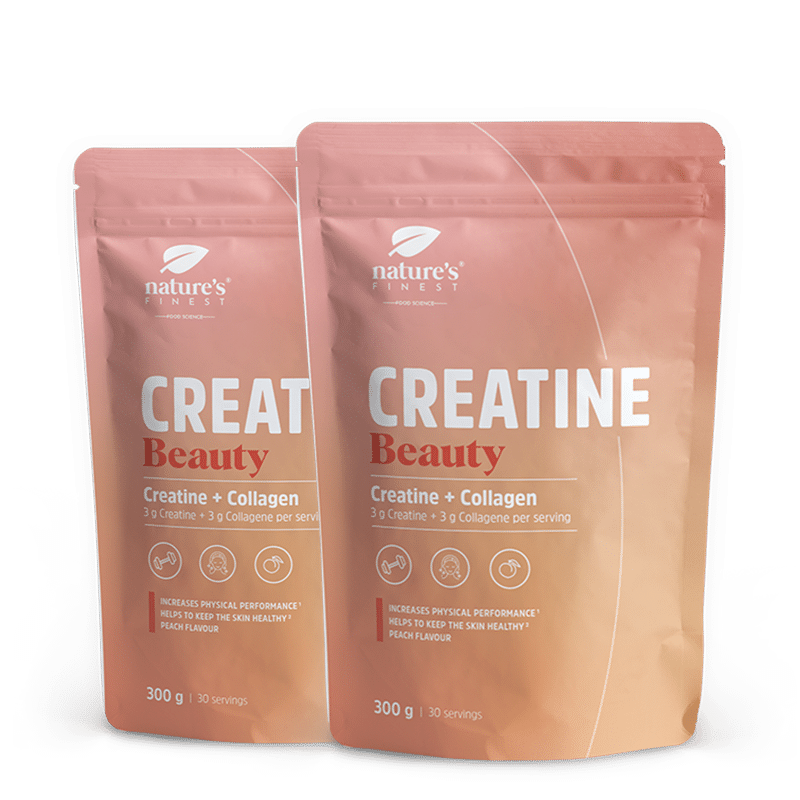 Nature's Finest Beauty Creatine Pack | sportovní výkon a zdraví pokožky | kreatin, kolagen, vitamin C