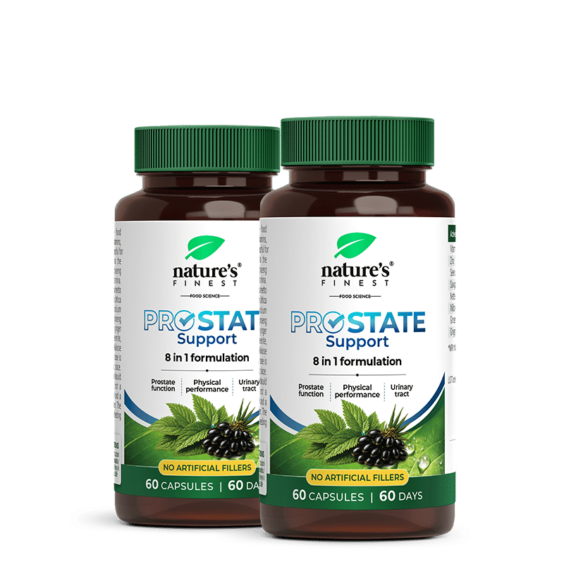 Nature's Finest PROSTATE Support Pack | podpora prostaty, močových cest a mužské vitality | 8v1 denní vzorec